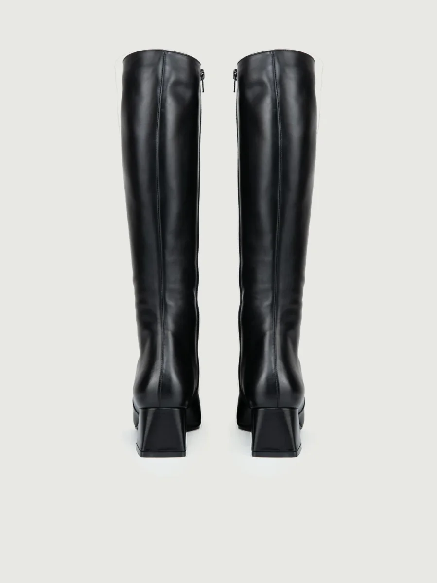 STIVALE IN PELLE NERO - immagine 4