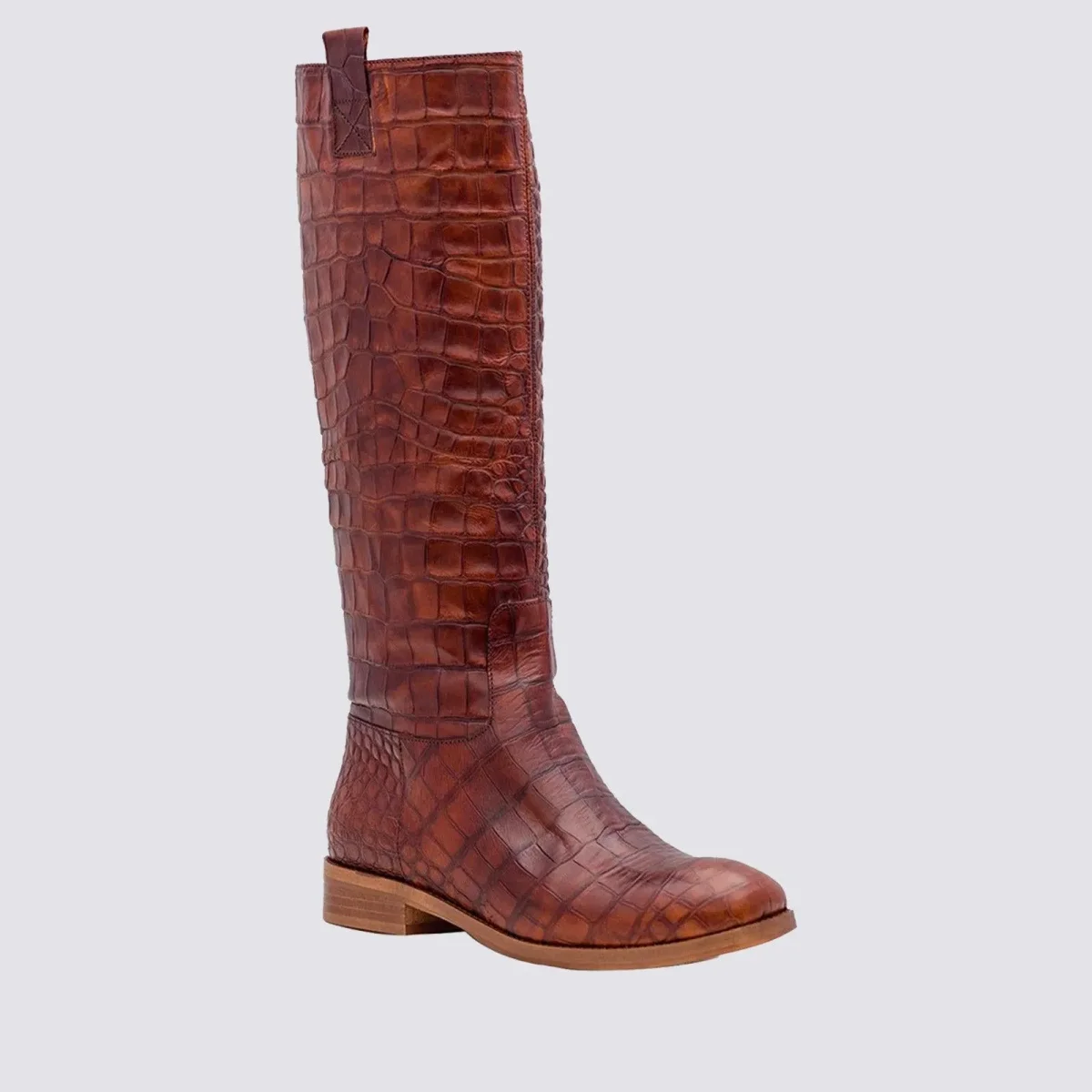 STIVALE IN PELLE STAMPA COCCO - immagine 4