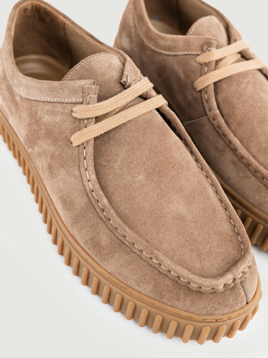 STRINGATA SCAMOSCIATA TAUPE CON CARRARMATO - immagine 6