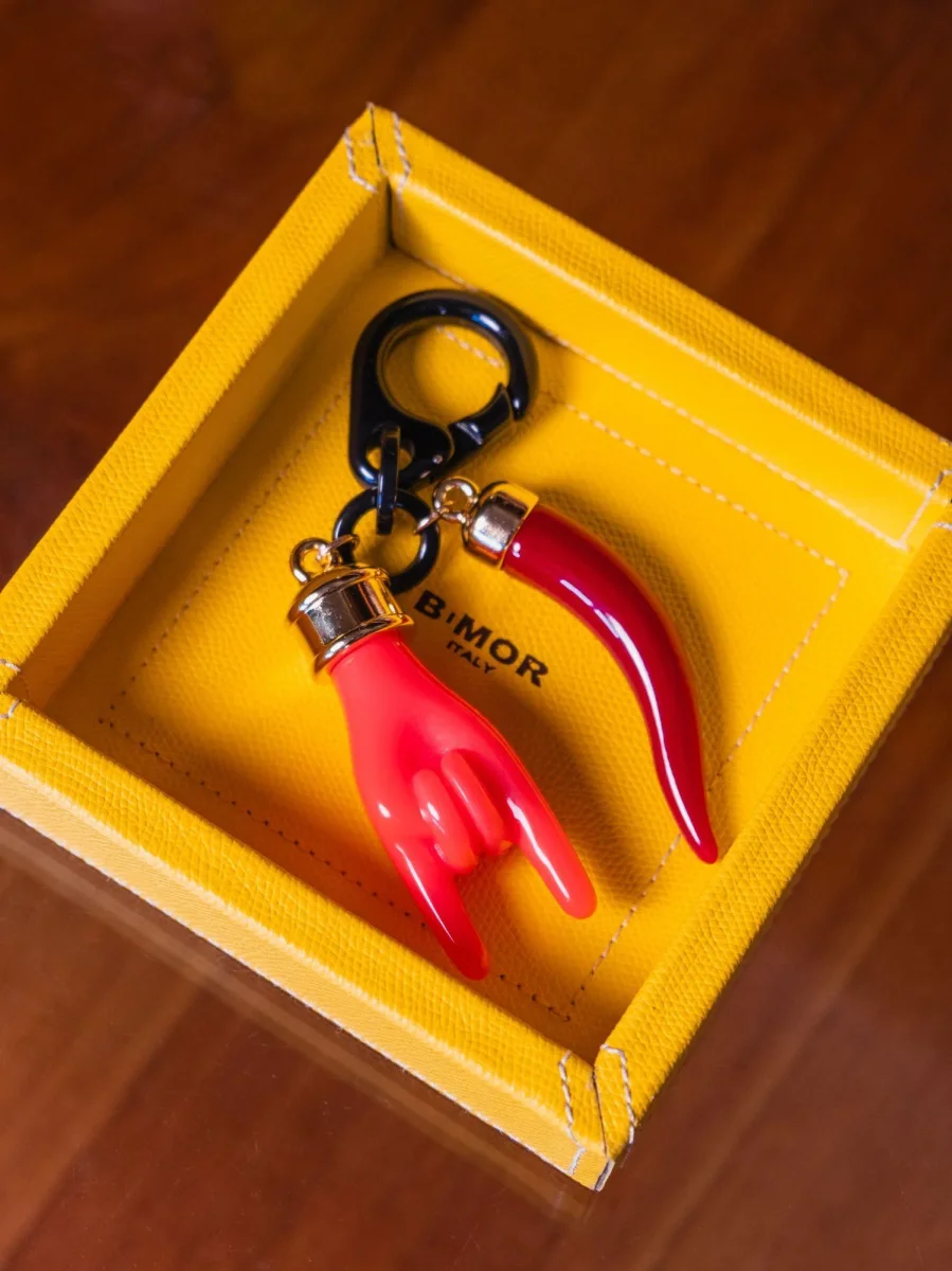 SVUOTATASCHE IN PELLE GIALLO - immagine 5