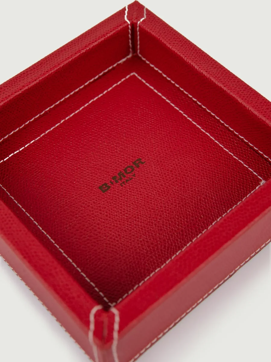 SVUOTATASCHE IN PELLE ROSSO - immagine 3