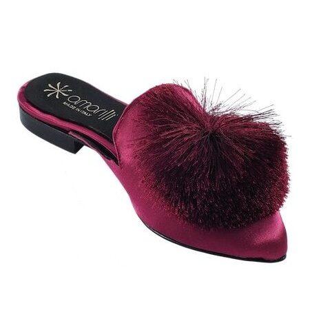 Stella: Sabot in Raso con Pon Pon