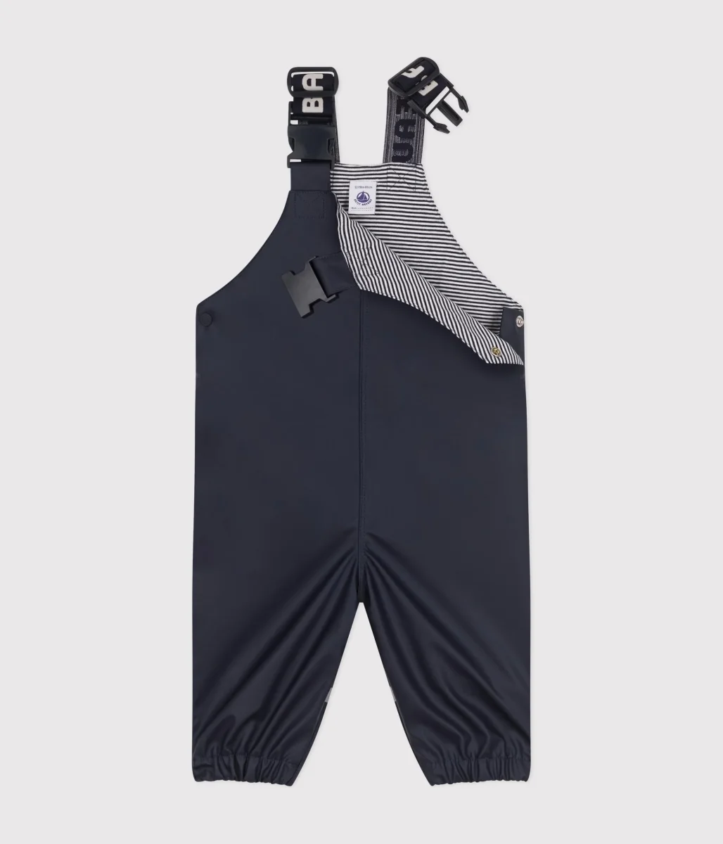 Salopette antipioggia bebè blu - immagine 4