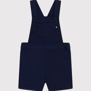 Salopette corta in serge bebè