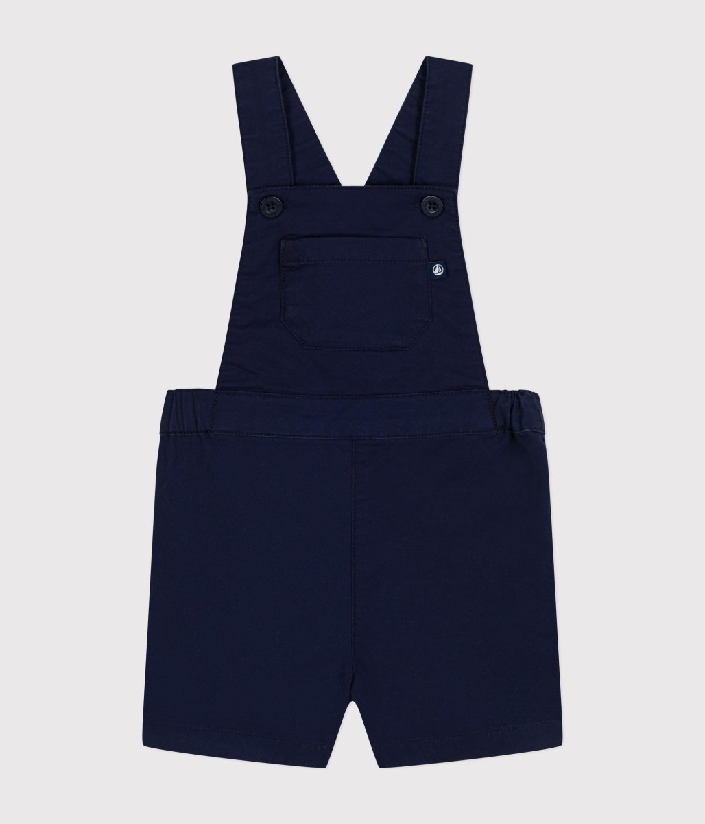 Salopette corta in serge bebè