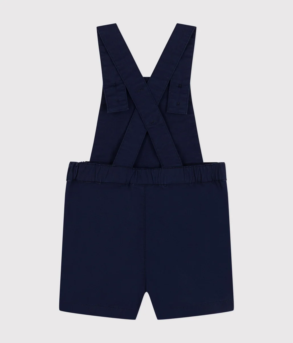 Salopette corta in serge bebè - immagine 3