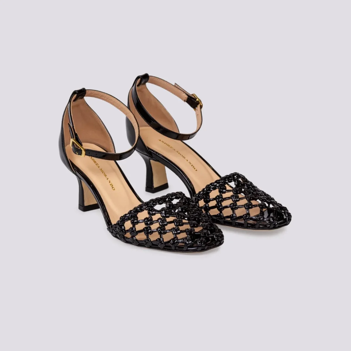 Sandalo intrecciato con laccetto alla caviglia - immagine 3