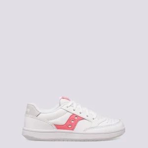 Saucony Jazz Court bianco rosa  bambina