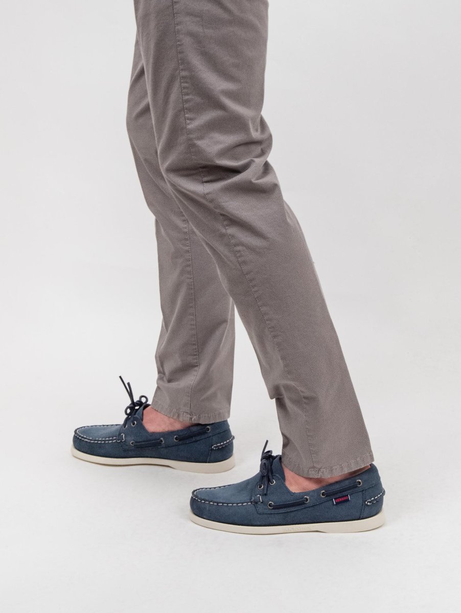 Scarpa da barca a vela Portland camoscio Blue - immagine 7