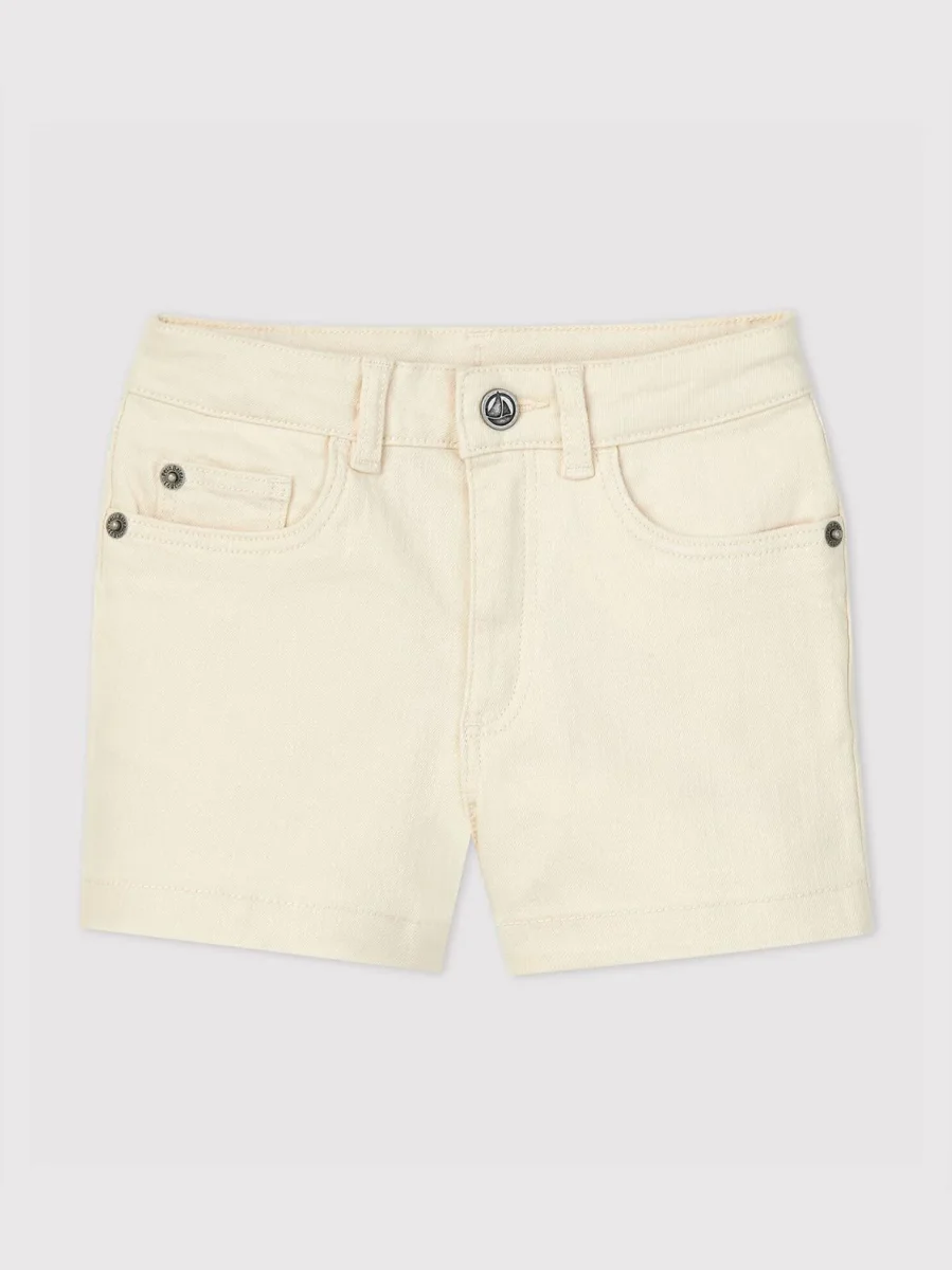 Short in denim bambina