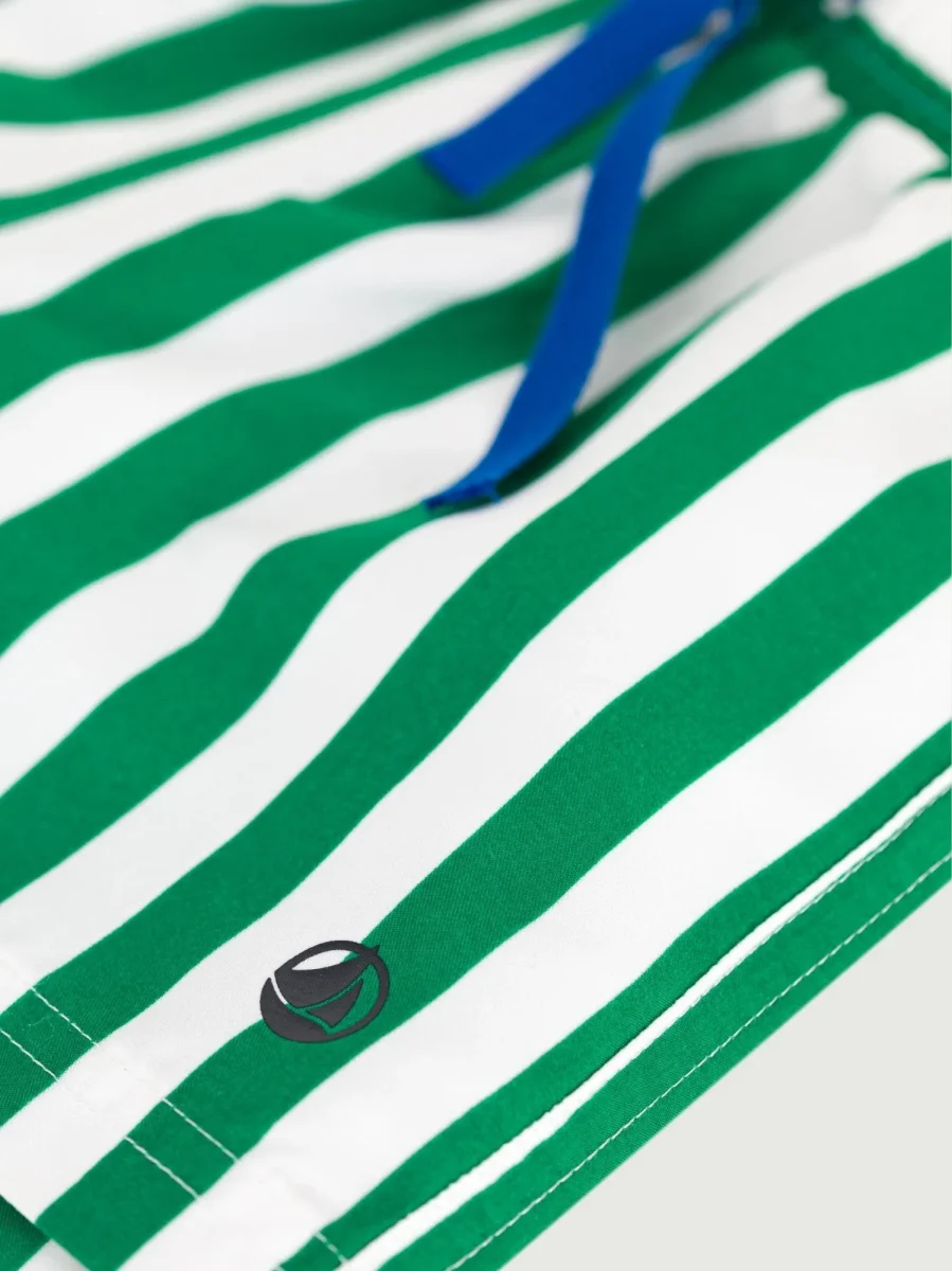 Shorts da bagno con stampa a righe bebè - immagine 4