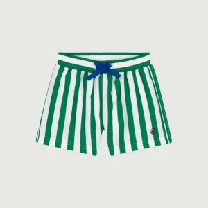 Shorts da bagno con stampa a righe bebè