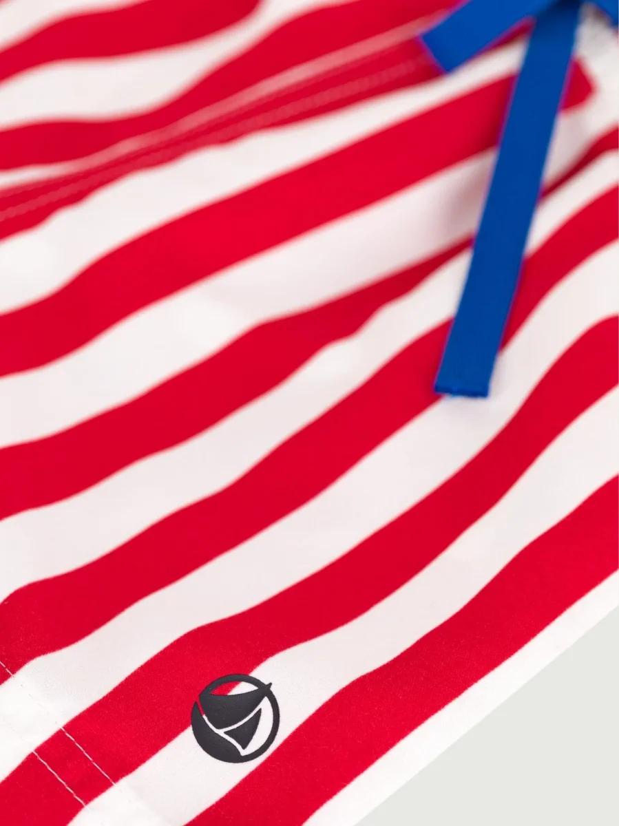 Shorts da bagno con stampa a righe bebè - immagine 4