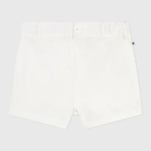 Shorts in seersucker a righe bebè