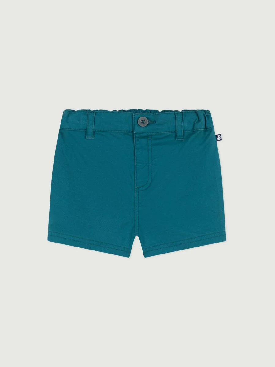 Shorts in serge tinta unita neonato