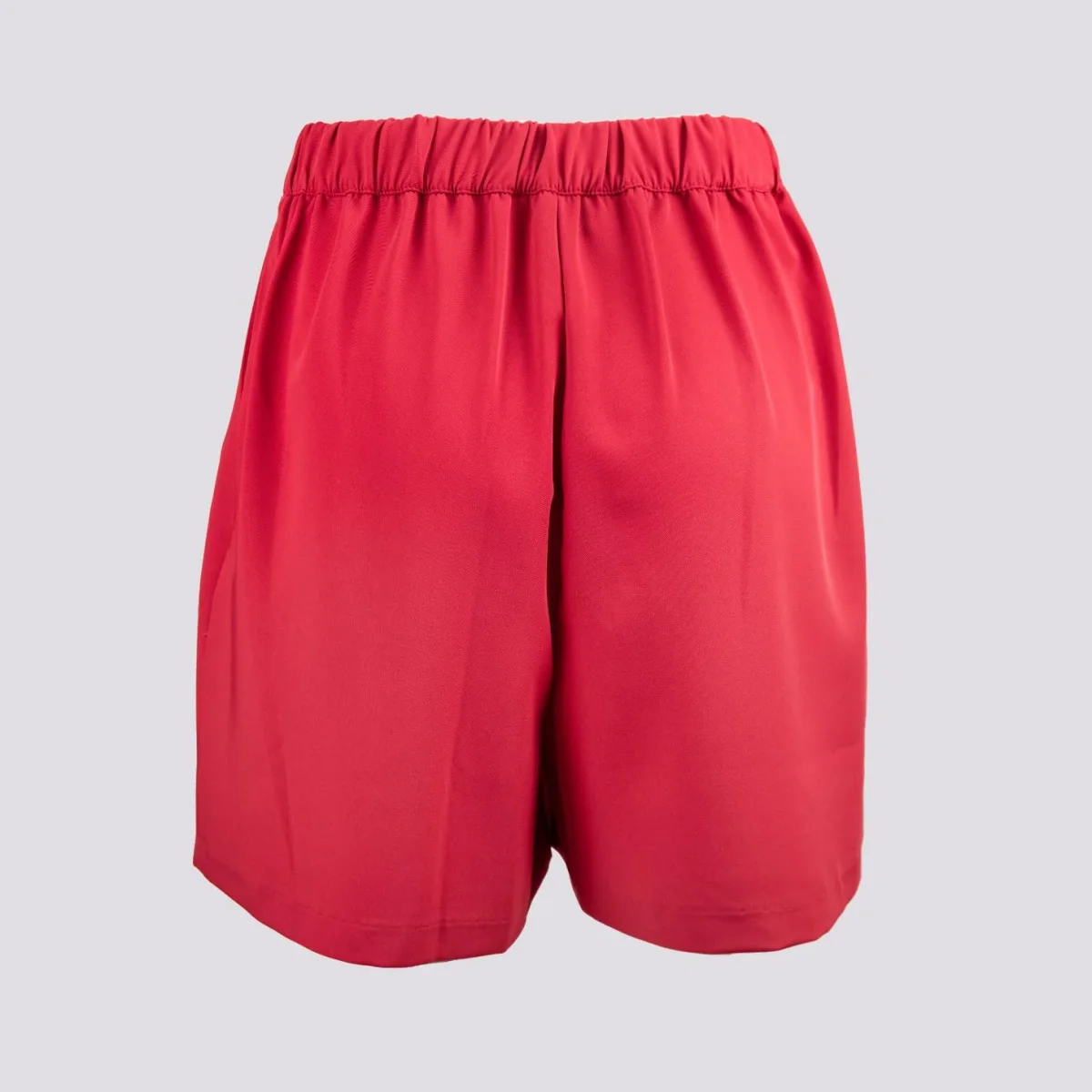 Shorts midi fucsia a vita alta - immagine 3