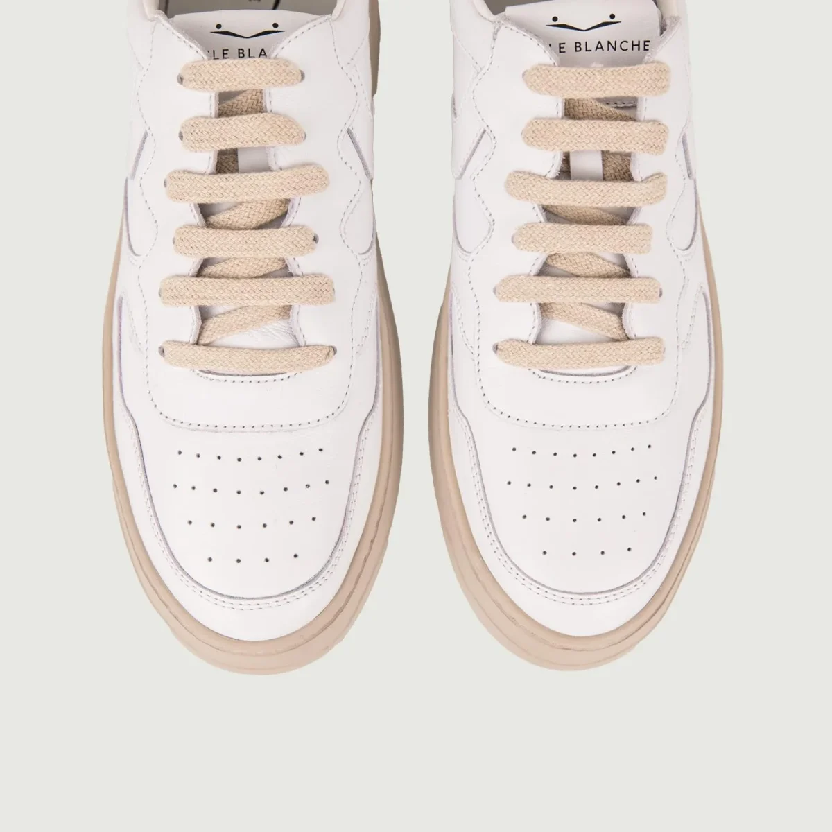 Sneaker Layton in pelle bianca - immagine 5