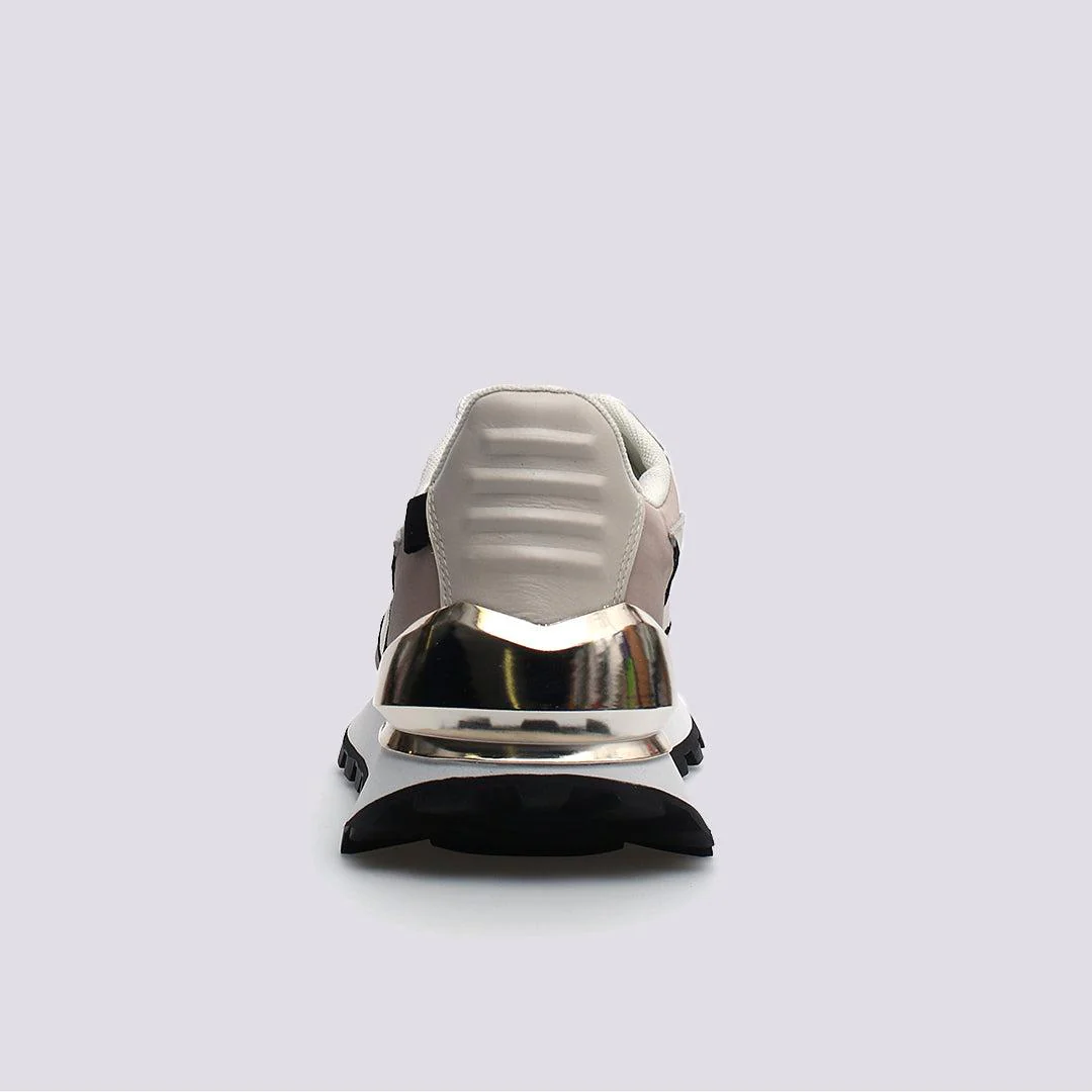 Sneaker Qwark in tessuto tecnico e suede metallizzata - immagine 5