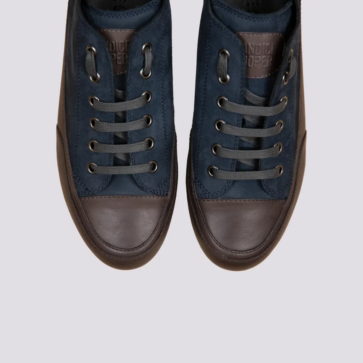 Sneaker ROCK in camoscio blu - immagine 5