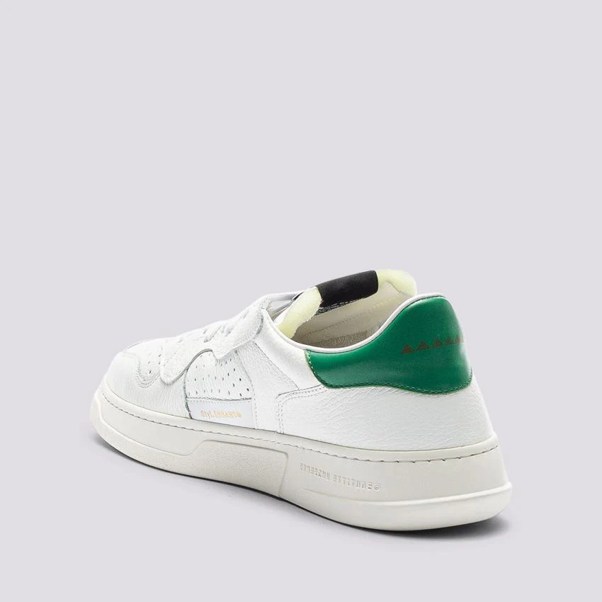 Sneaker Run Of CLASSIC bianco verde - immagine 4