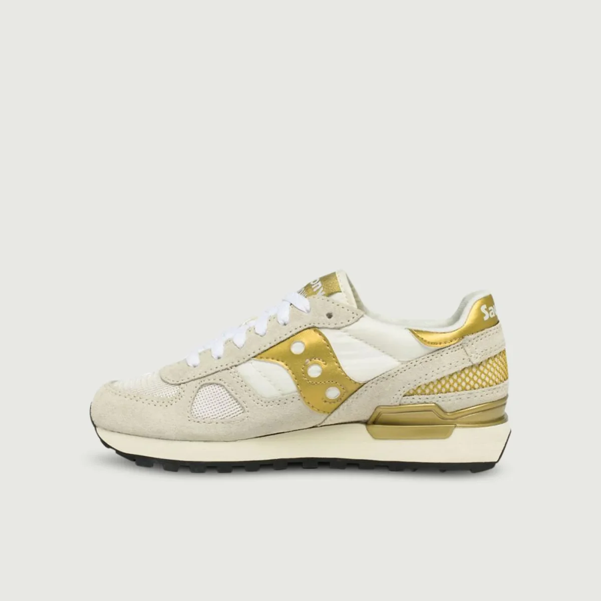 Sneaker Saucony Shadow Original bianco e oro - immagine 4
