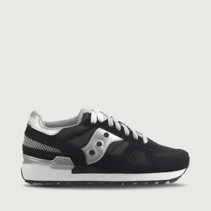 Sneaker Saucony Shadow Original nero e argento