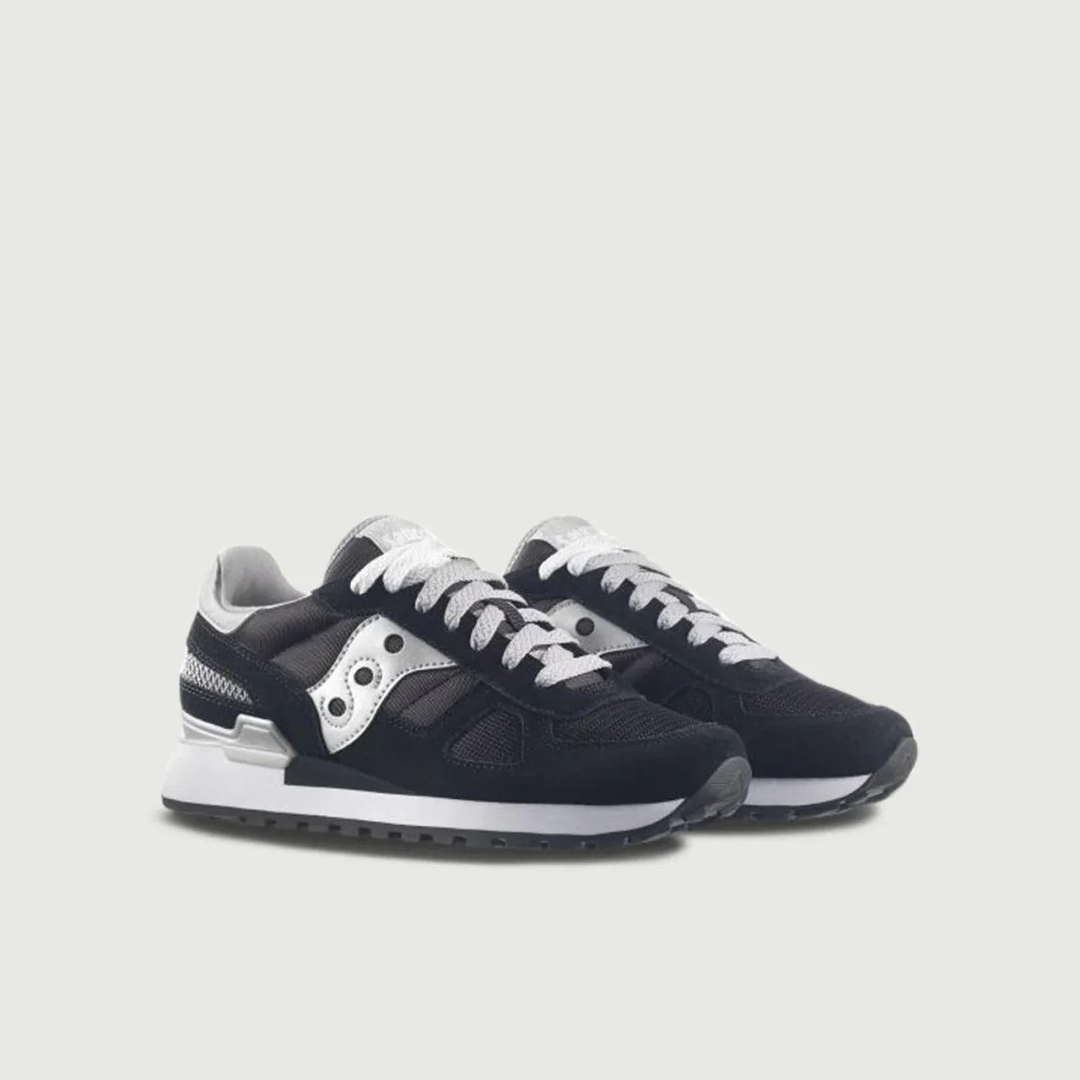 Sneaker Saucony Shadow Original nero e argento - immagine 3