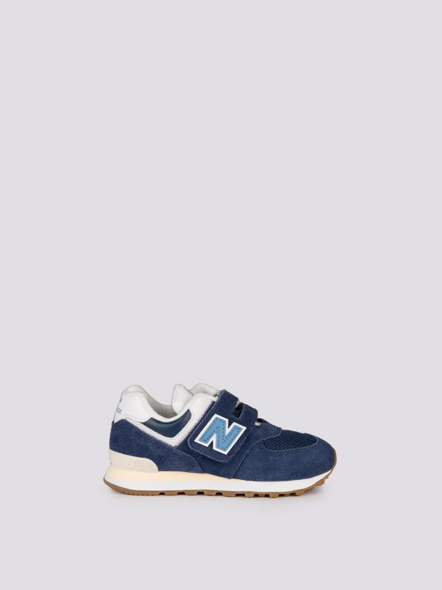 Sneaker bambino 574 hook & loop navy