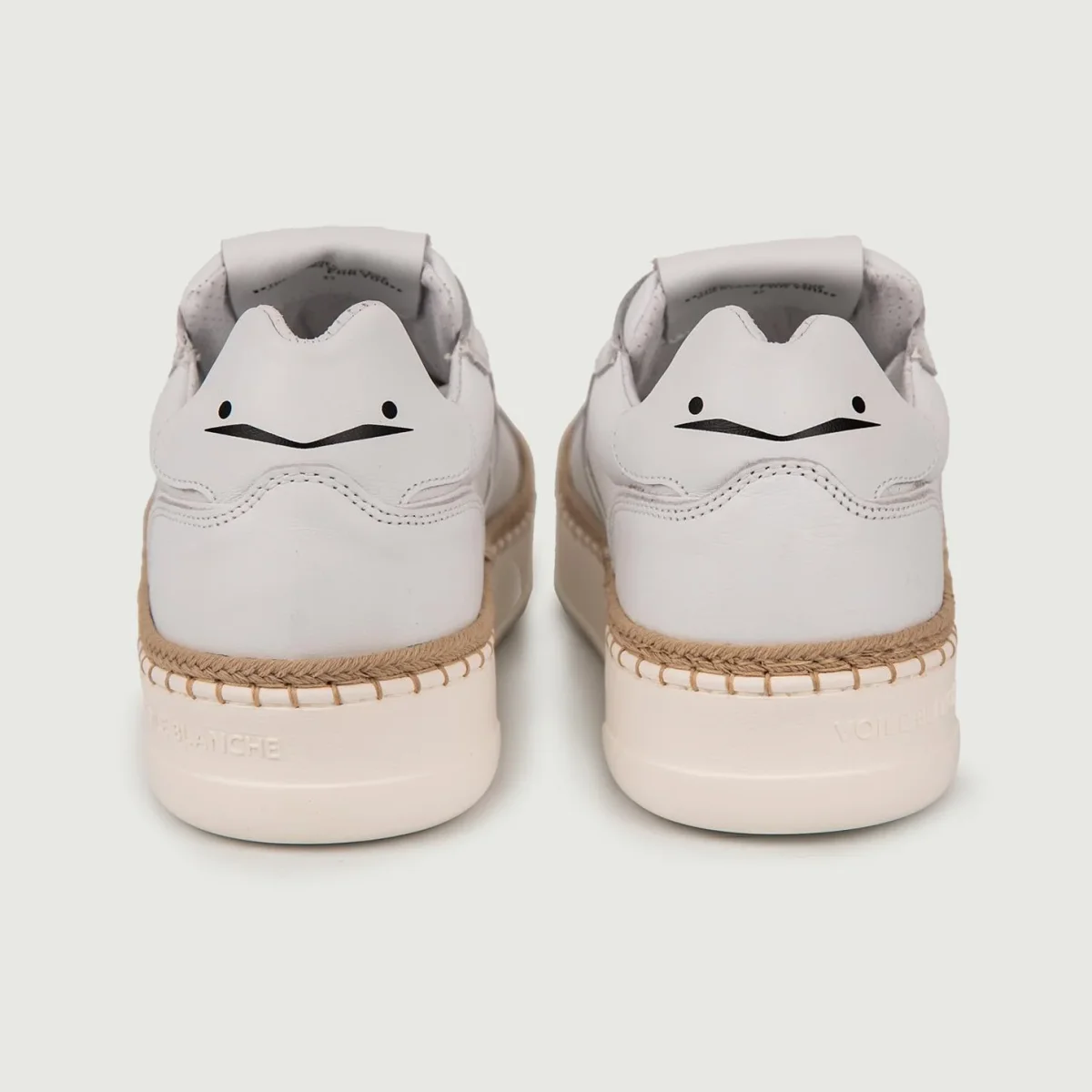 Sneakers Layton in pelle bianca dettaglio corda - immagine 4