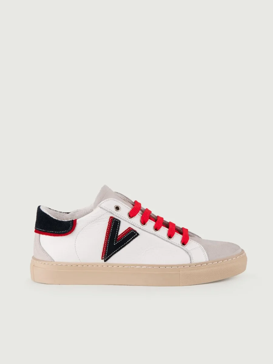 Sneakers OLYMPIC bianche e blu