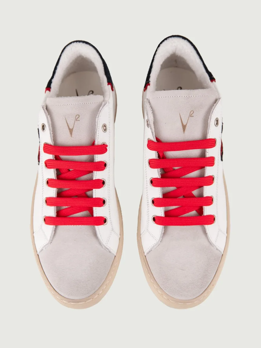 Sneakers OLYMPIC bianche e blu - immagine 5