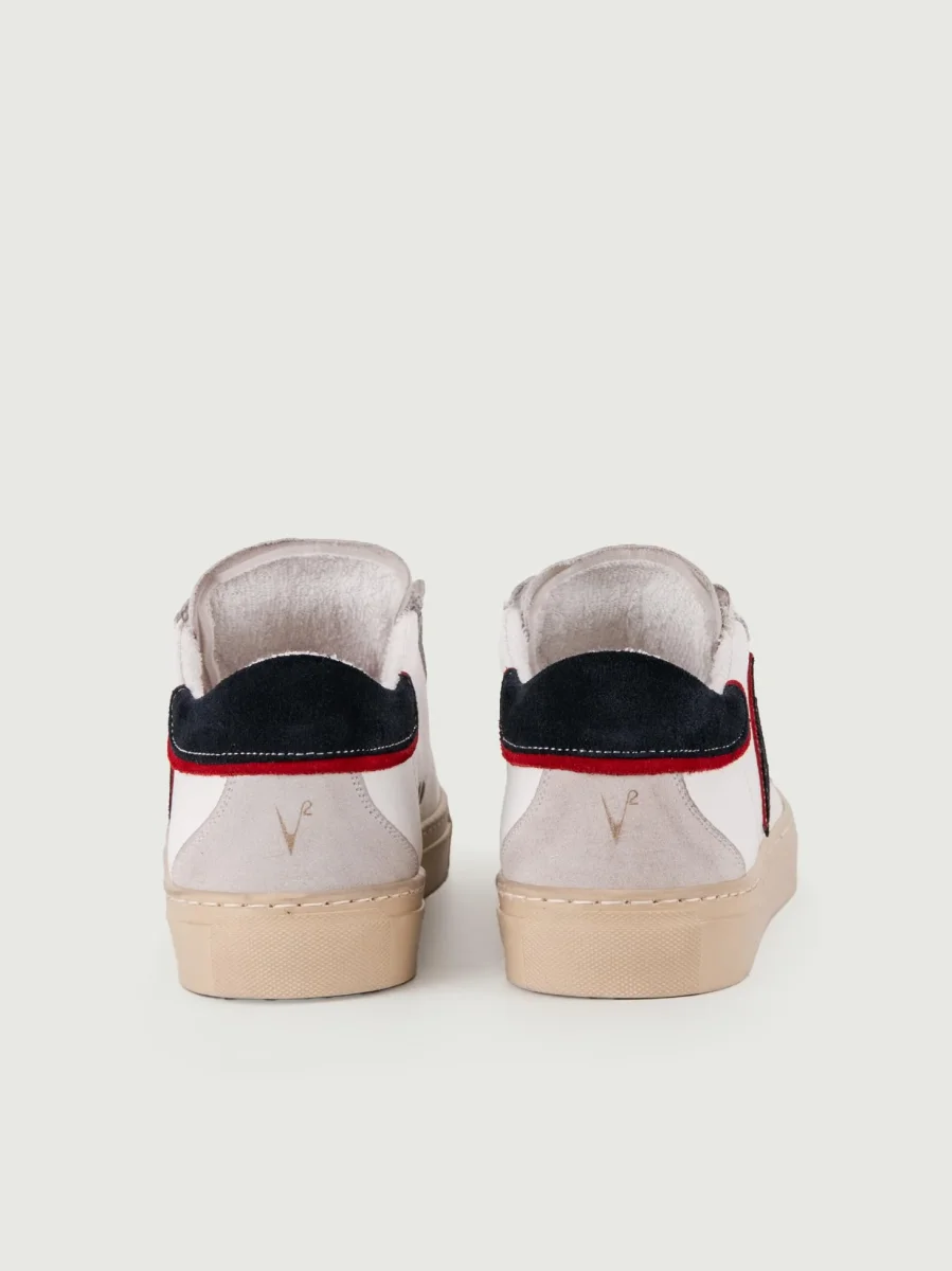 Sneakers OLYMPIC bianche e blu - immagine 4