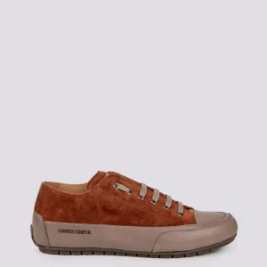 Sneakers Rock in camoscio cognac
