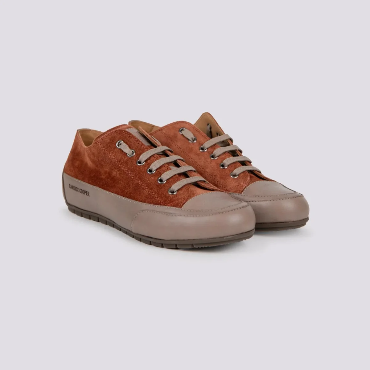 Sneakers Rock in camoscio cognac - immagine 3