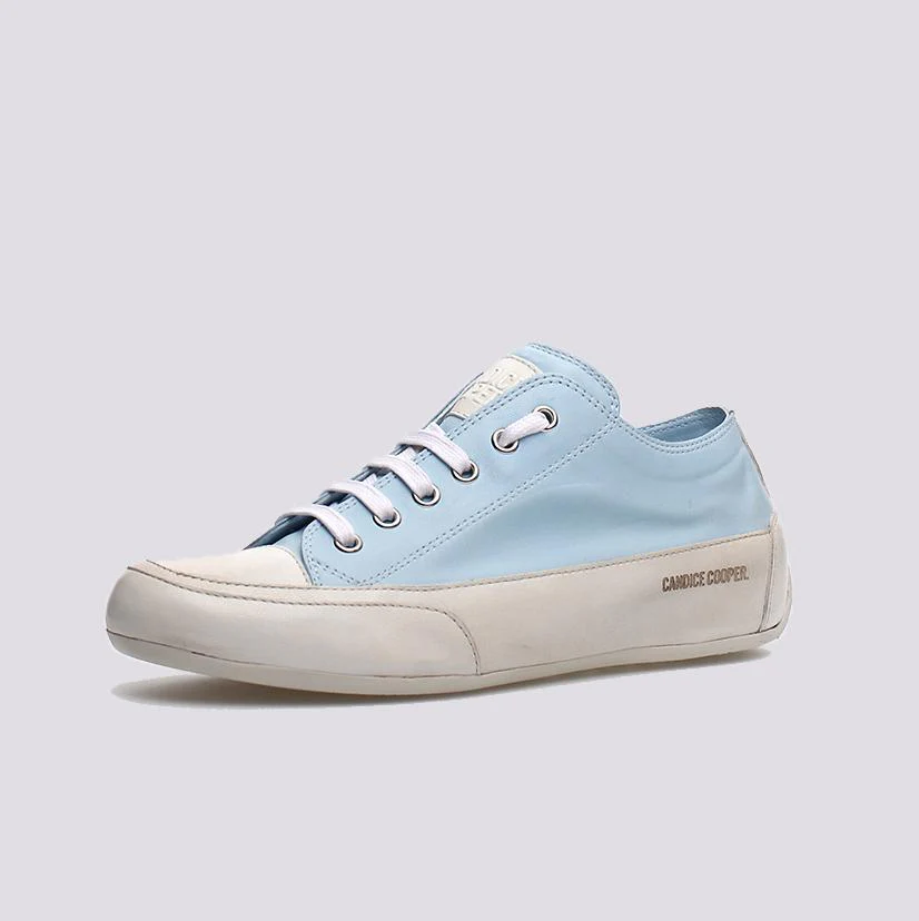 Sneakers in pelle Rock S Celeste - immagine 3