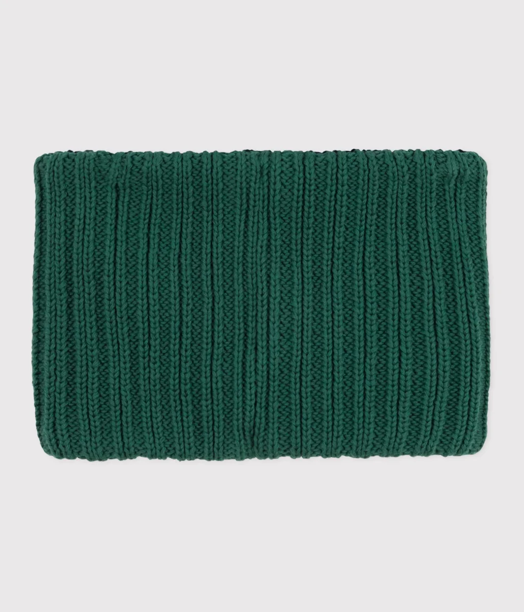 Snood in maglia foderata in pile bambino