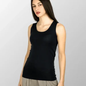 Canotta spalla larga Debora in Cotone Seta