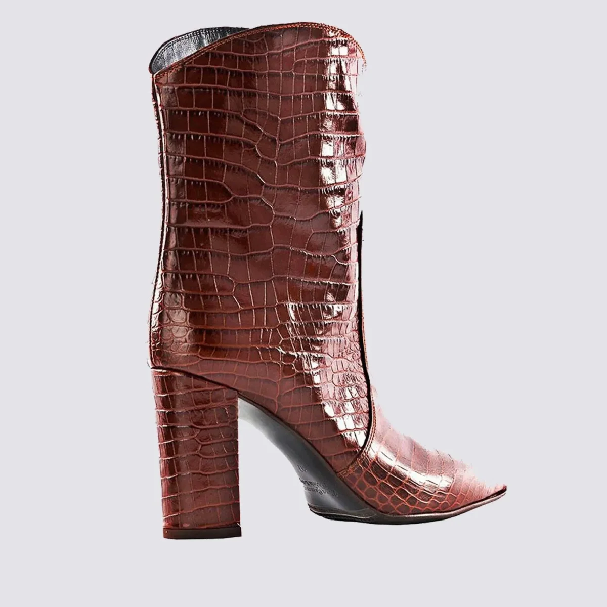 Stivaletti in pelle stampa cocco - immagine 5