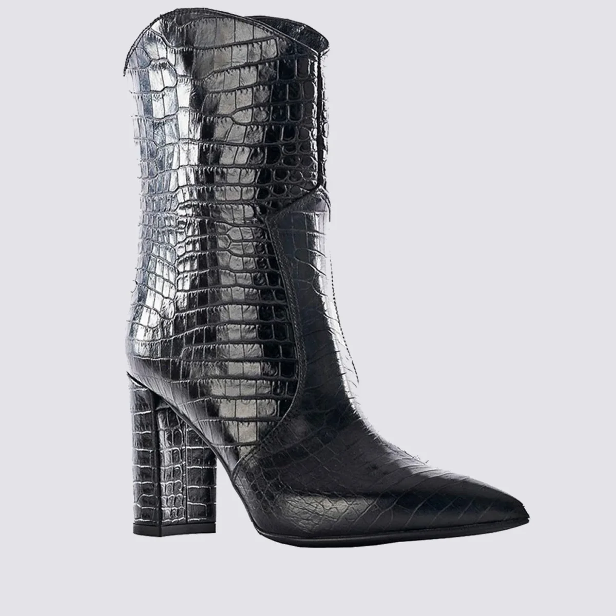 Stivaletti in pelle stampa cocco - immagine 9