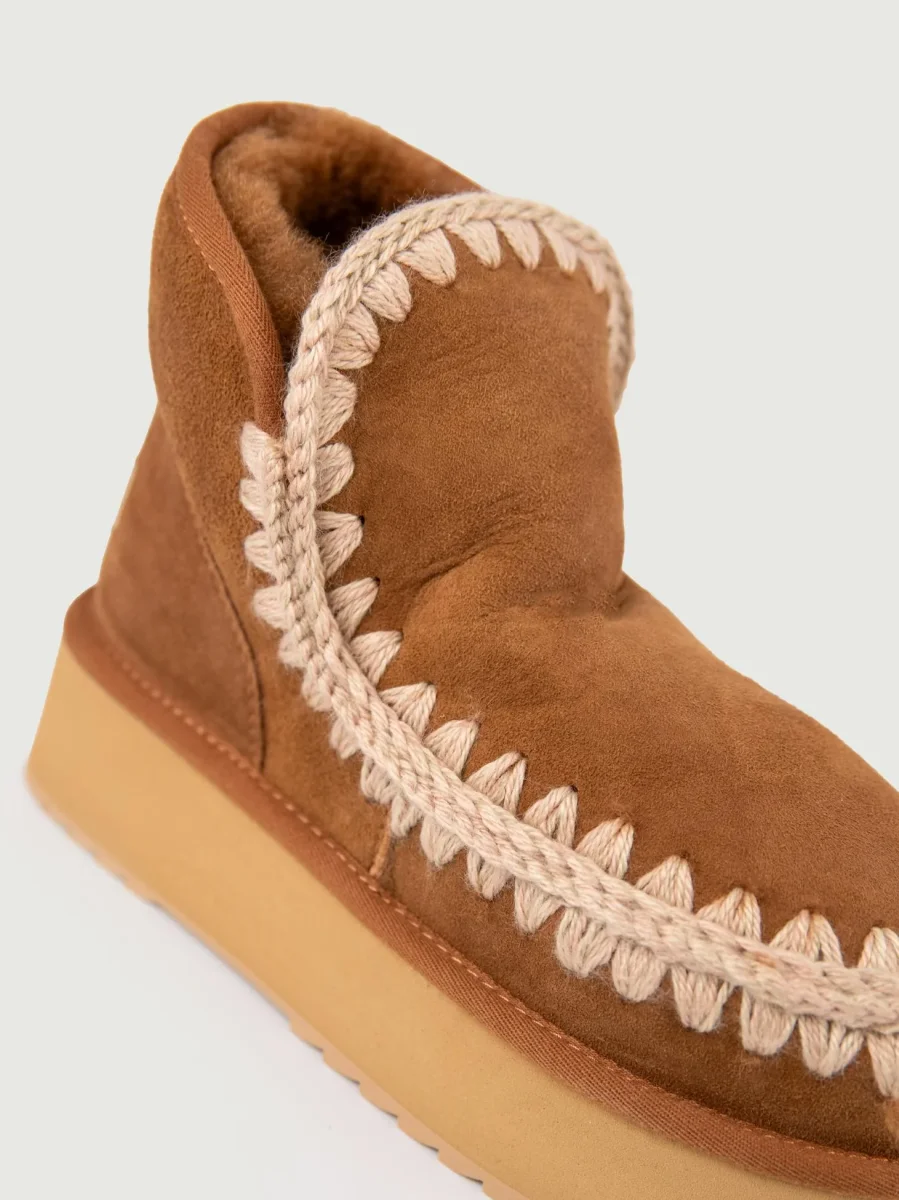 Stivaletto Mou Mini eskimo platform boot Cognac - immagine 6