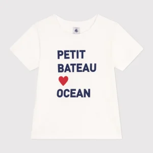 T-SHIRT A MANICHE CORTE CON STAMPA