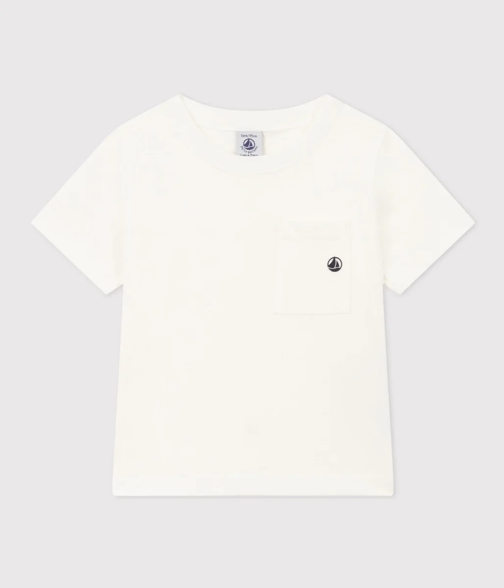 T-SHIRT BAMBINO A MANICHE CORTE