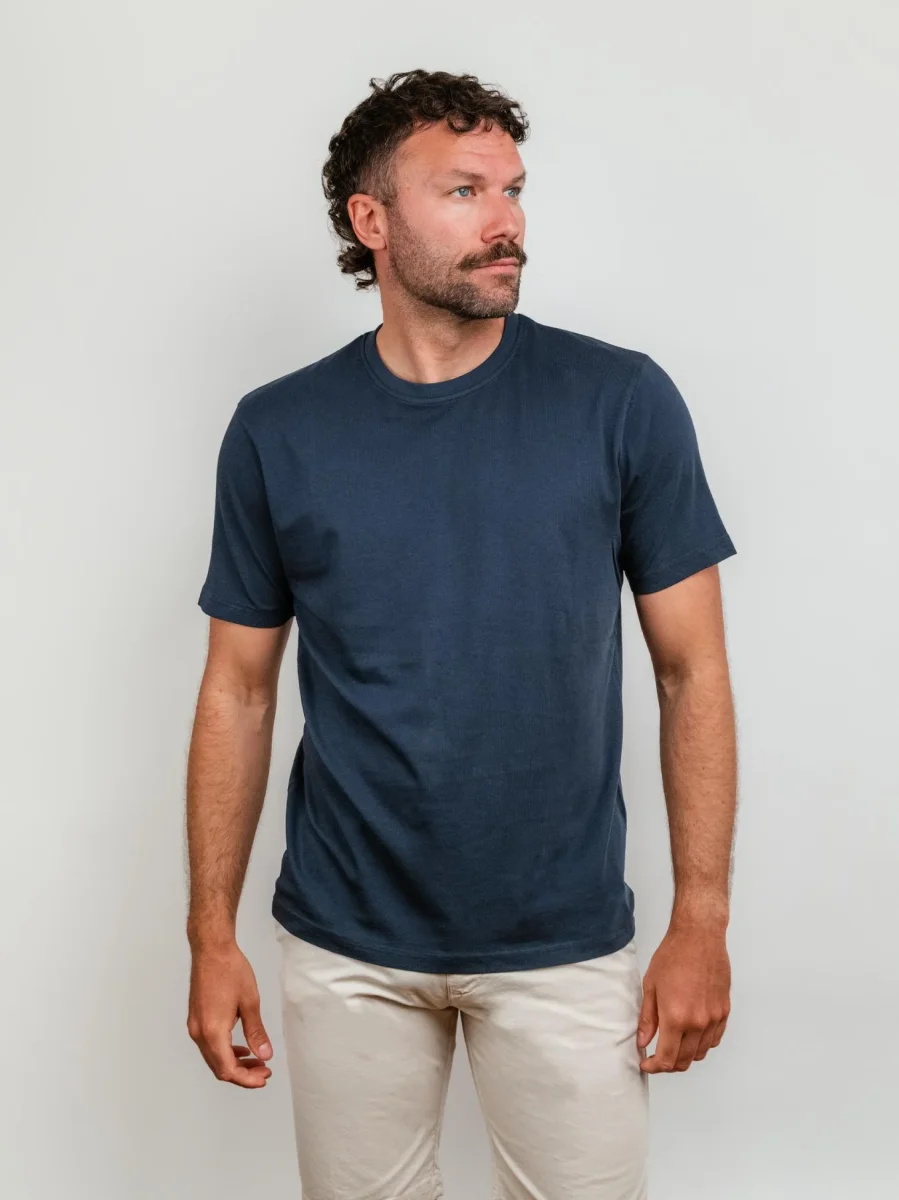 T-SHIRT IN JERSEY BLU NAVY
