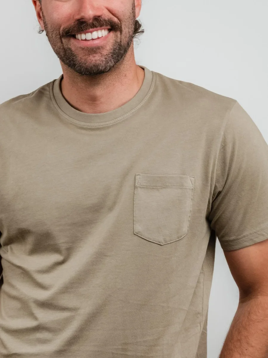 T-SHIRT IN JERSEY CON TASCHINO COLONIALE - immagine 5