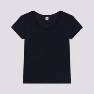 T-SHIRT LE DROIT GIROCOLLO IN LINO DONNA