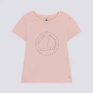 T-SHIRT ROSA IN JERSEY LEGGERO BAMBINA