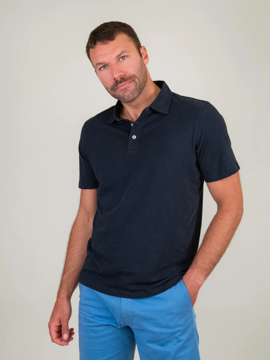 T-SHIRT STILE POLO BLU NAVY