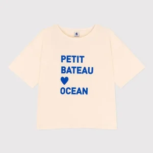 T-shirt Le Boxy larga in cotone donna