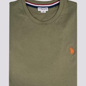 T-shirt Mick girocollo verde salvia