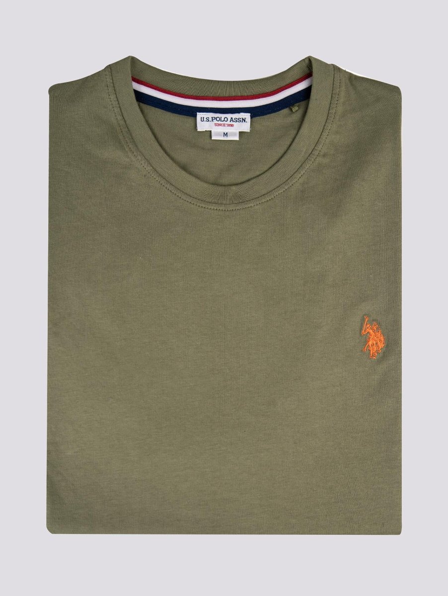 T-shirt Mick girocollo verde salvia